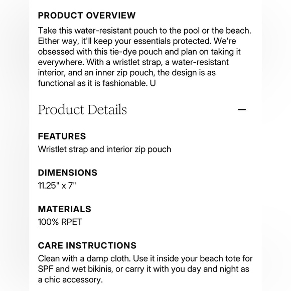 Poolside Wet/Dry Pouch - Picture 5 of 5